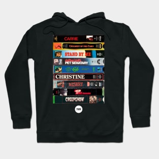 Stephen King VHS stack Hoodie